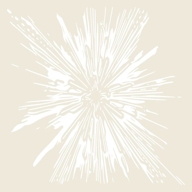 Explosion - Vintage Vector Lignes