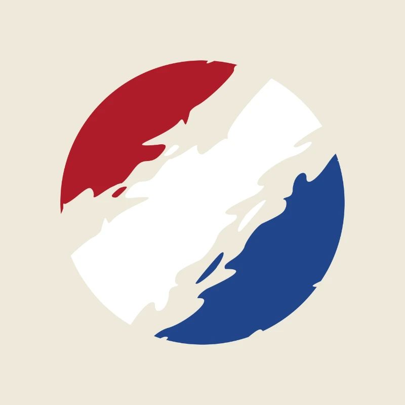 Pays-Bas Drapeau Drapeau Cercle