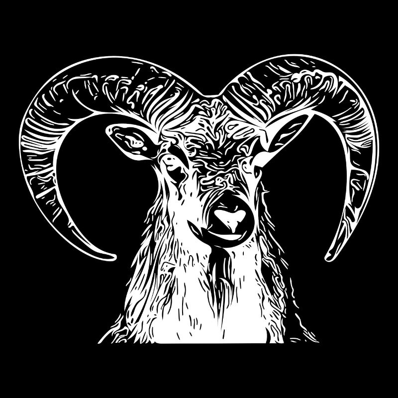 Eleganter vintage Steinbock