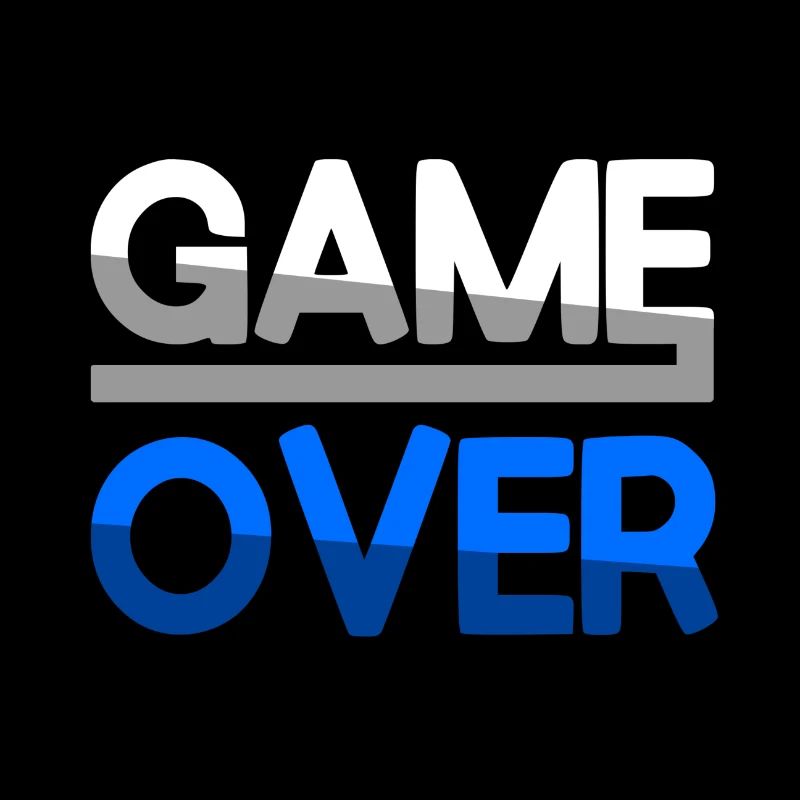 GAME OVER (Blue) - Gaming