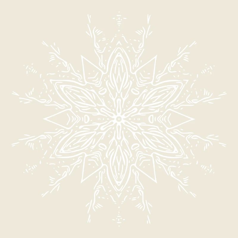 Mandala Flower Pattern Lines Forme abstraite