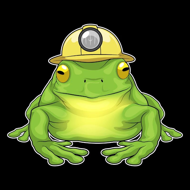 Mineurs miniers de grenouilles