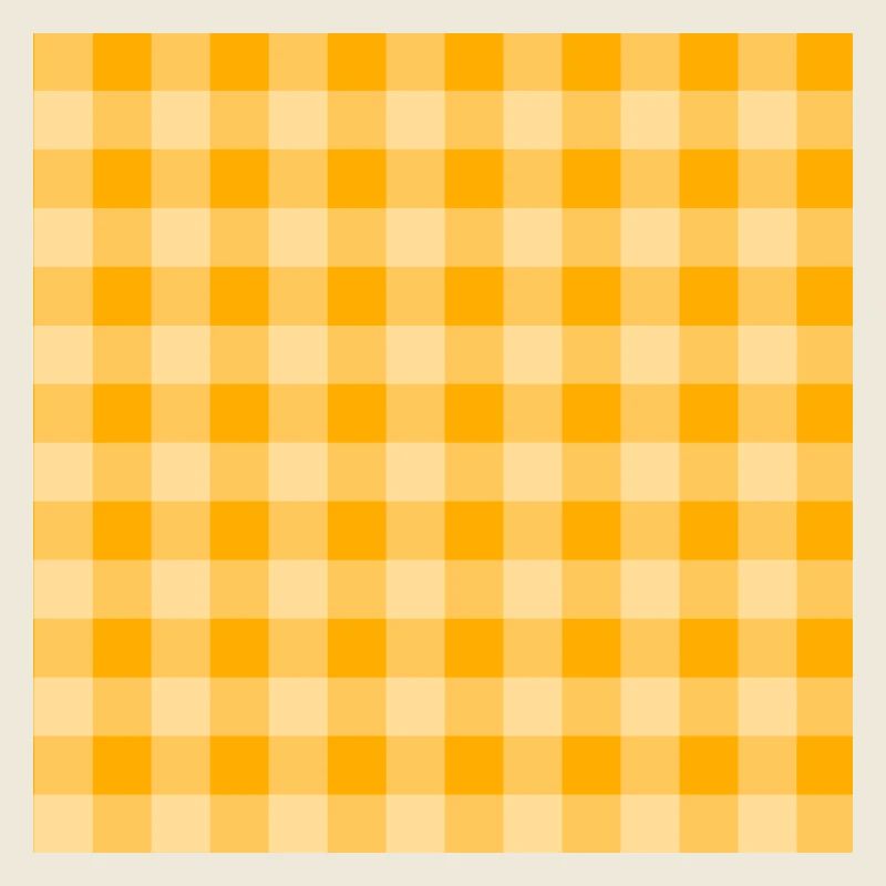 Retro 70's Buffalo Plaid Pattern in Yellow Groovy