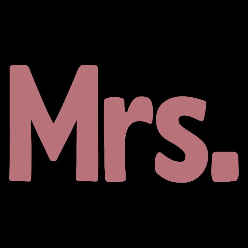 Mrs. Matching Couple Engagement Wedding Honeymoon