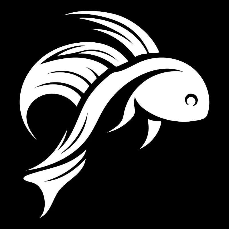 Fight Fish Portrait Tattoo