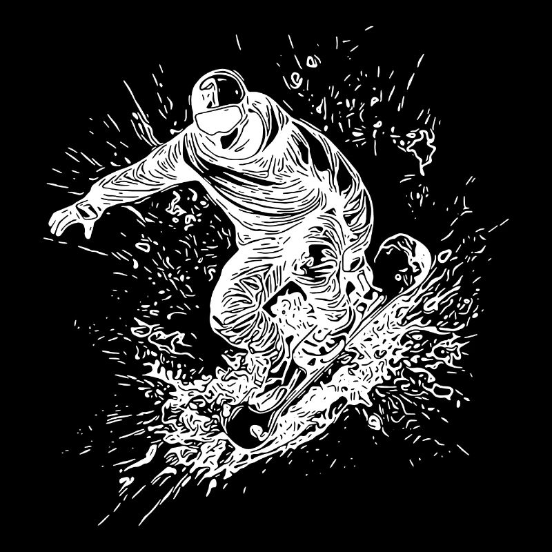 Cooler Bergsport Jump Style Snowboard Move