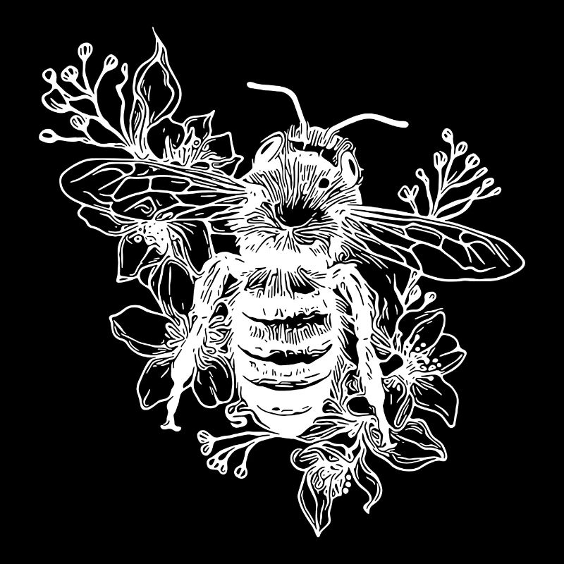 Abeille industrieuse sur une fleur