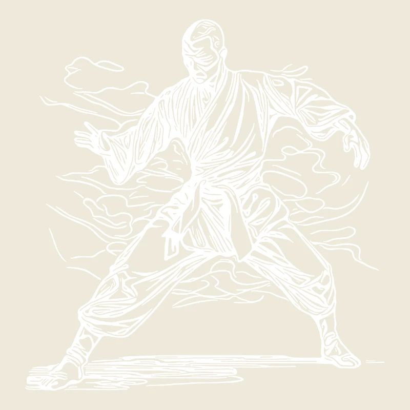 Karaté Master Dojo Style de tatouage