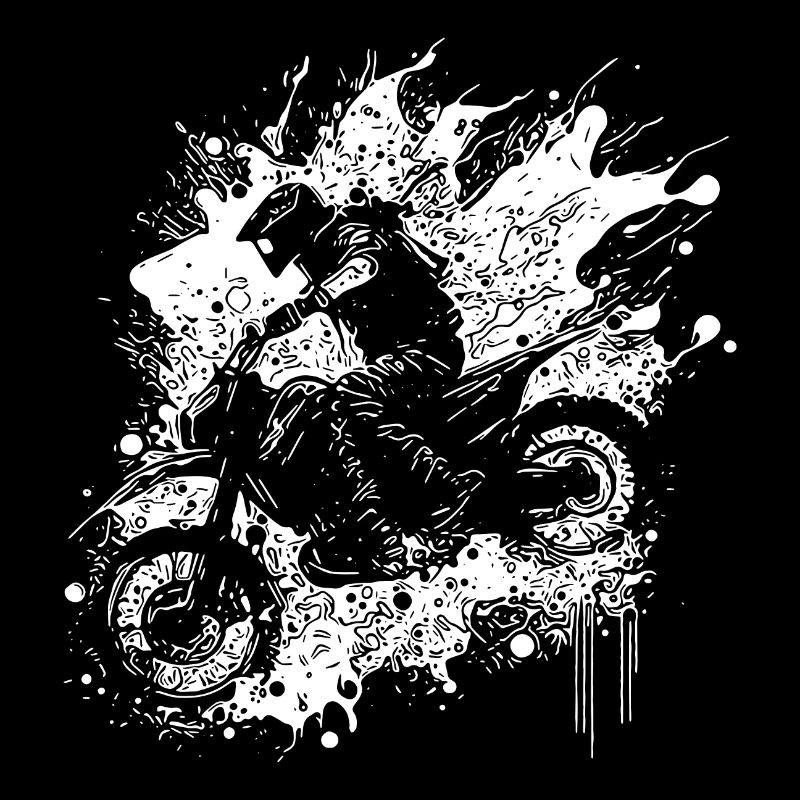 Motorrad Geländefahrt Splash Style