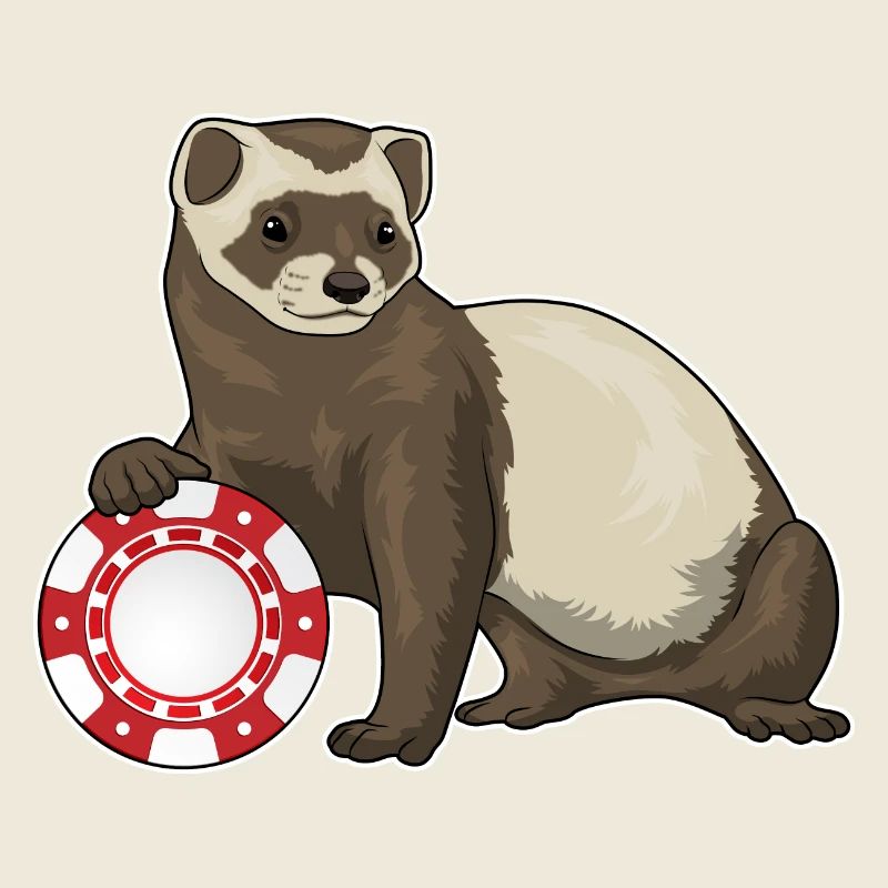Ferret Poker Jetons de Poker