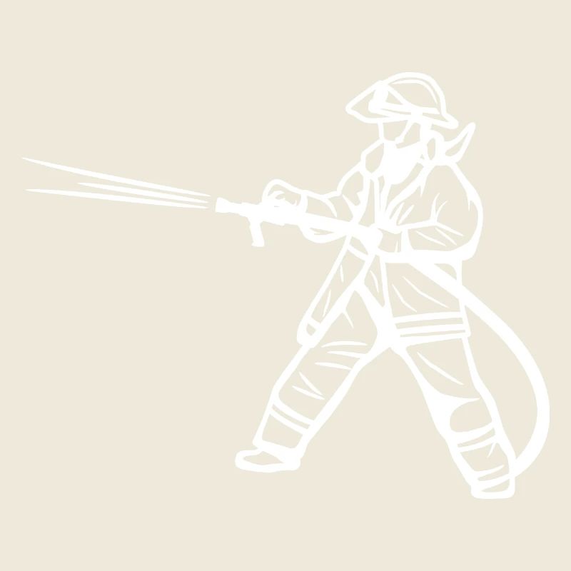Firefighter Drawing