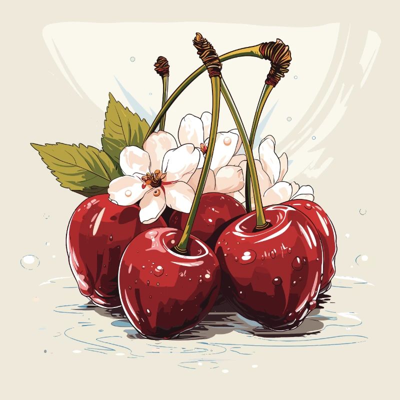 Kirsche - Illustration