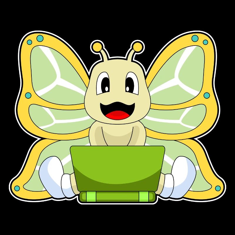 Schmetterling Laptop
