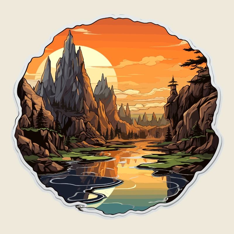 Paysage - Illustration