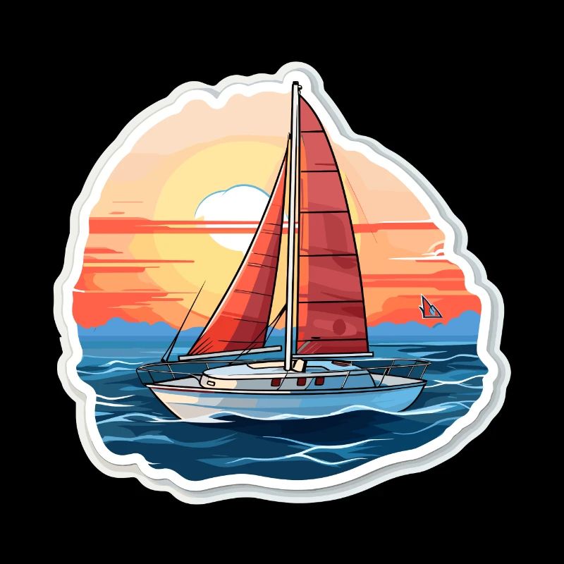 Sailboat - illustration