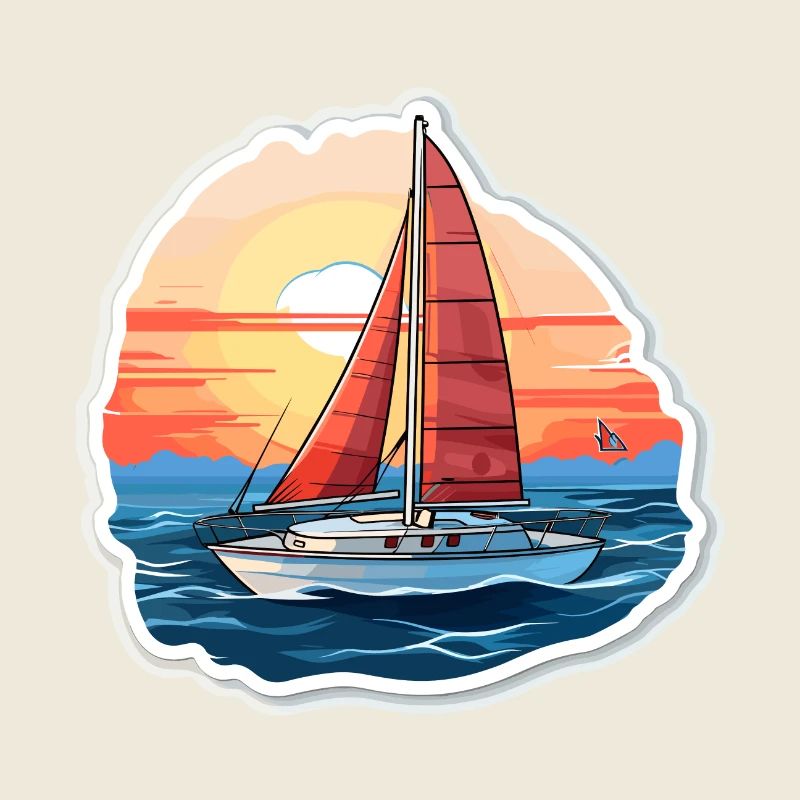 Sailboat - illustration