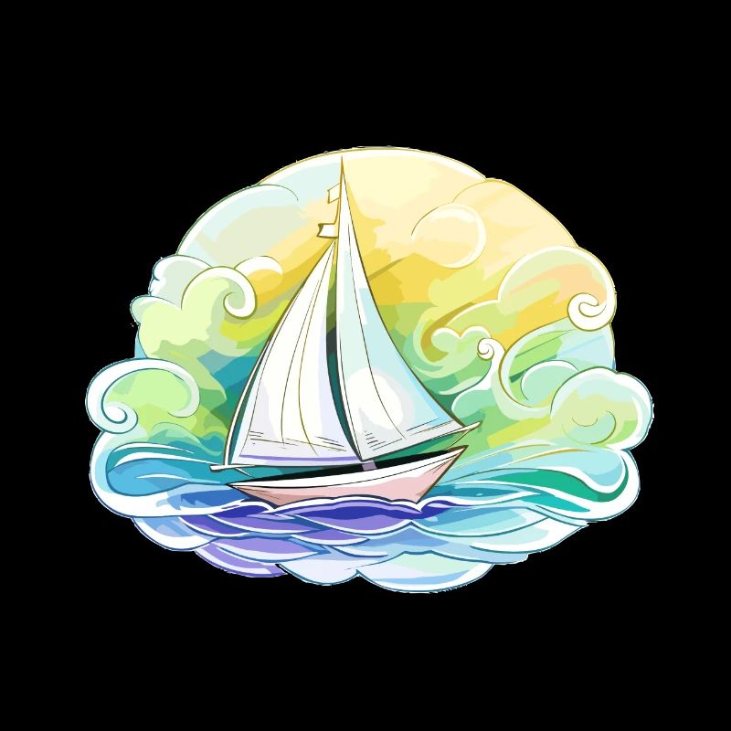 Sailboat - illustration