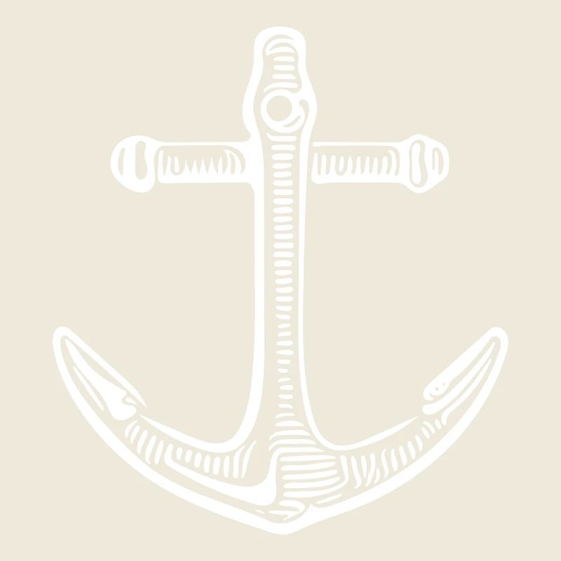 Conception de marin de tatouage de skipper d'ancre vintage