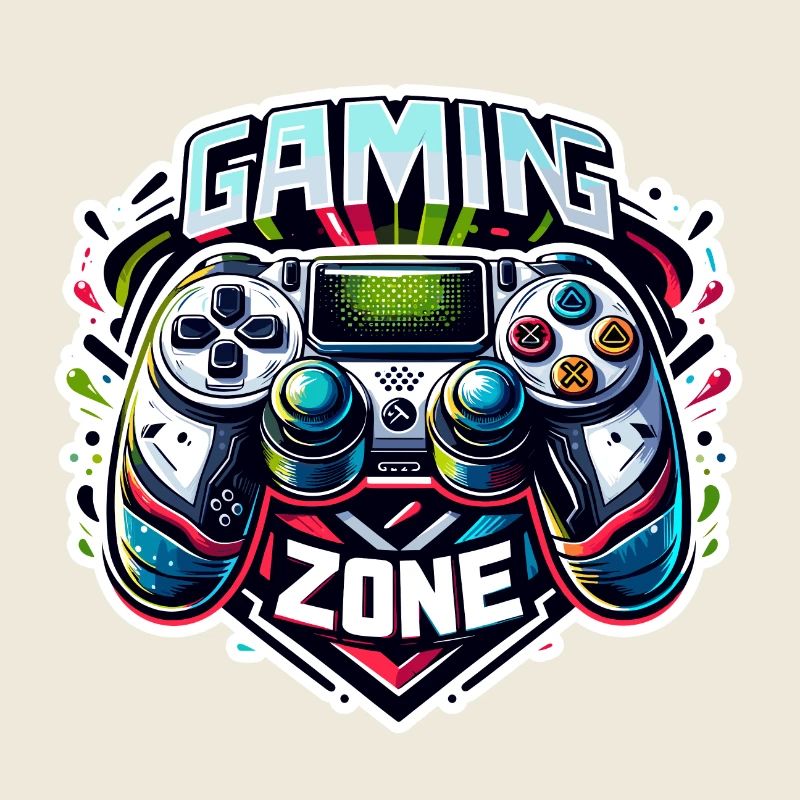 Gaming Zone - Controller Illustration