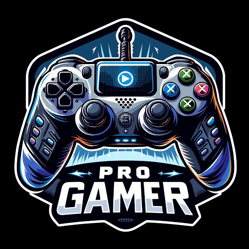 Pro Gamer - Controller Illustration