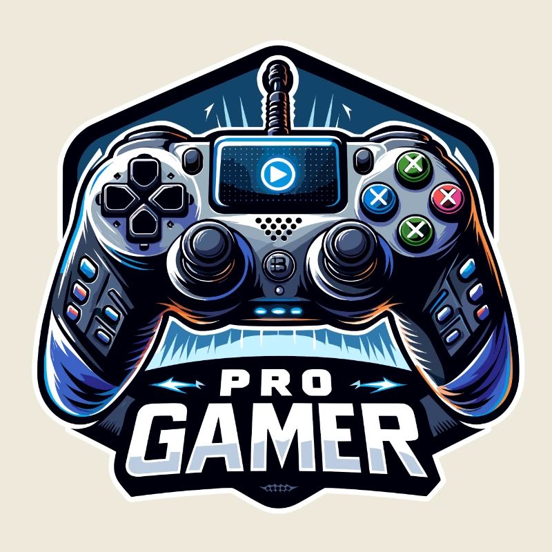 Pro Gamer - Controller Illustration