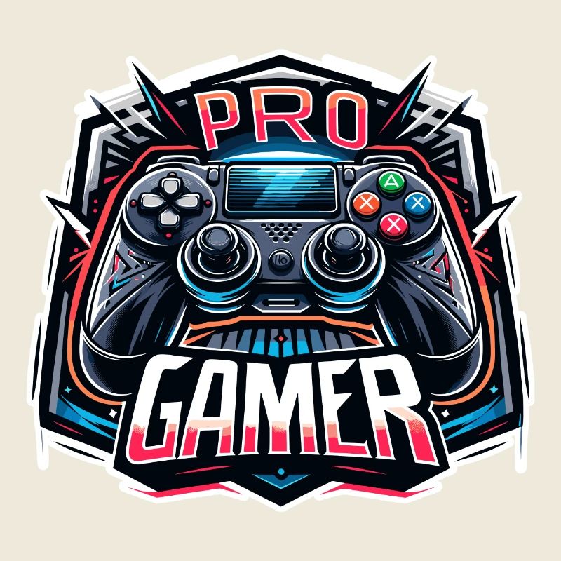 Pro Gamer - Controller Illustration