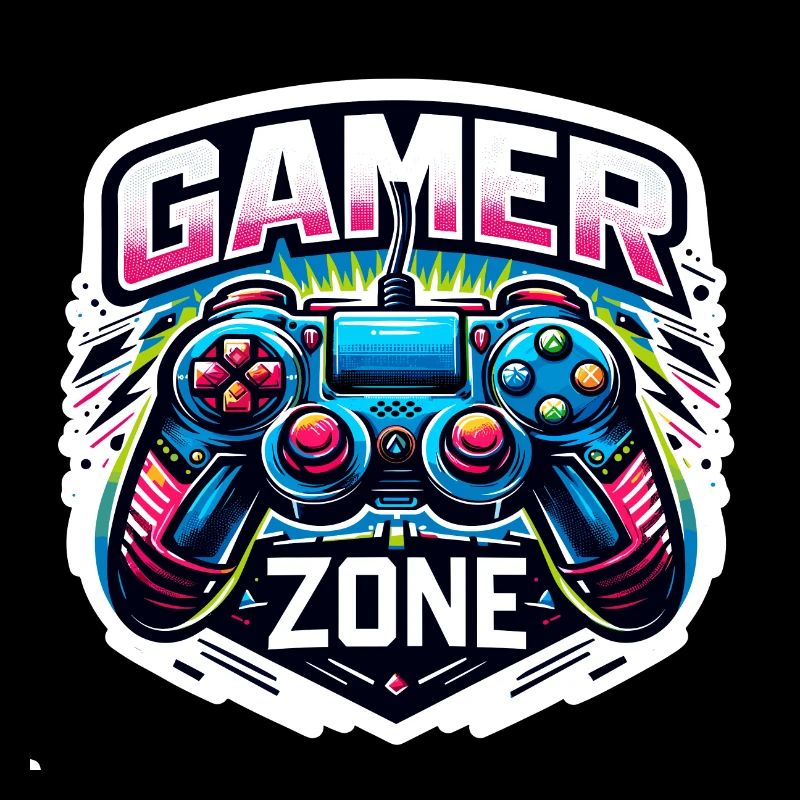 Gamer Zone - Controller Illustration