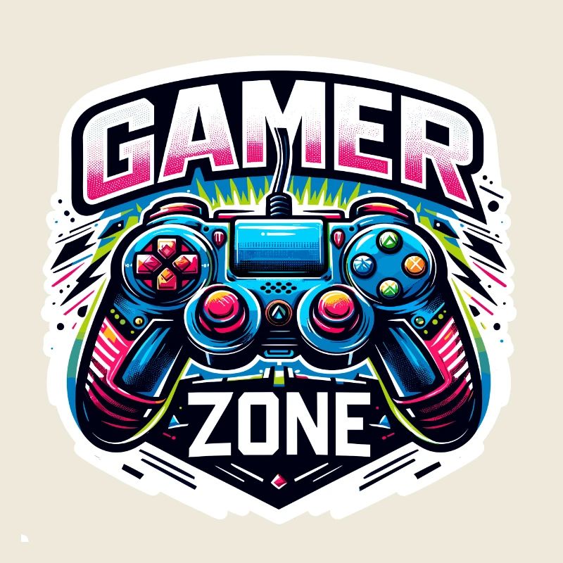 Gamer Zone - Controller Illustration