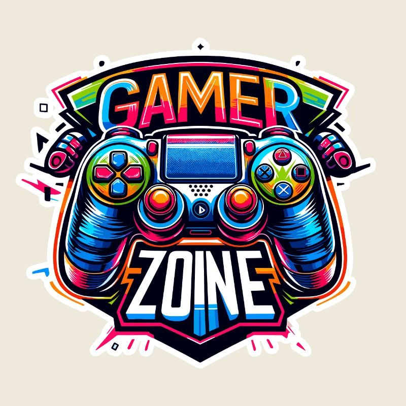 Gamer Zone - Controller Illustration