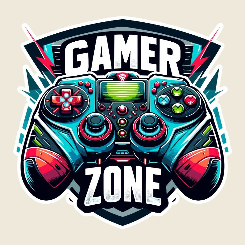 Gamer Zone - Controller Illustration