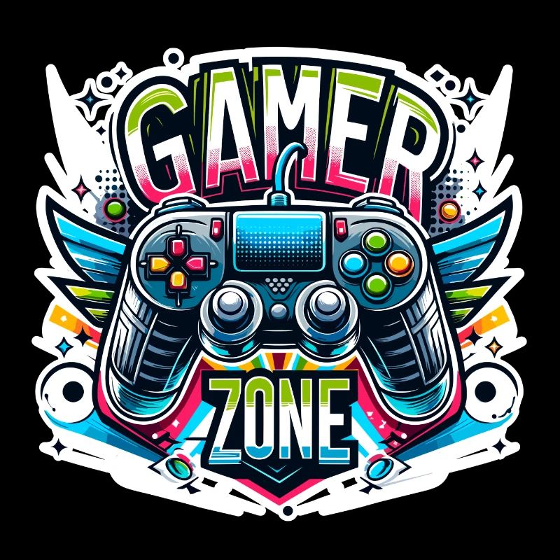 Gamer Zone - Controller Illustration