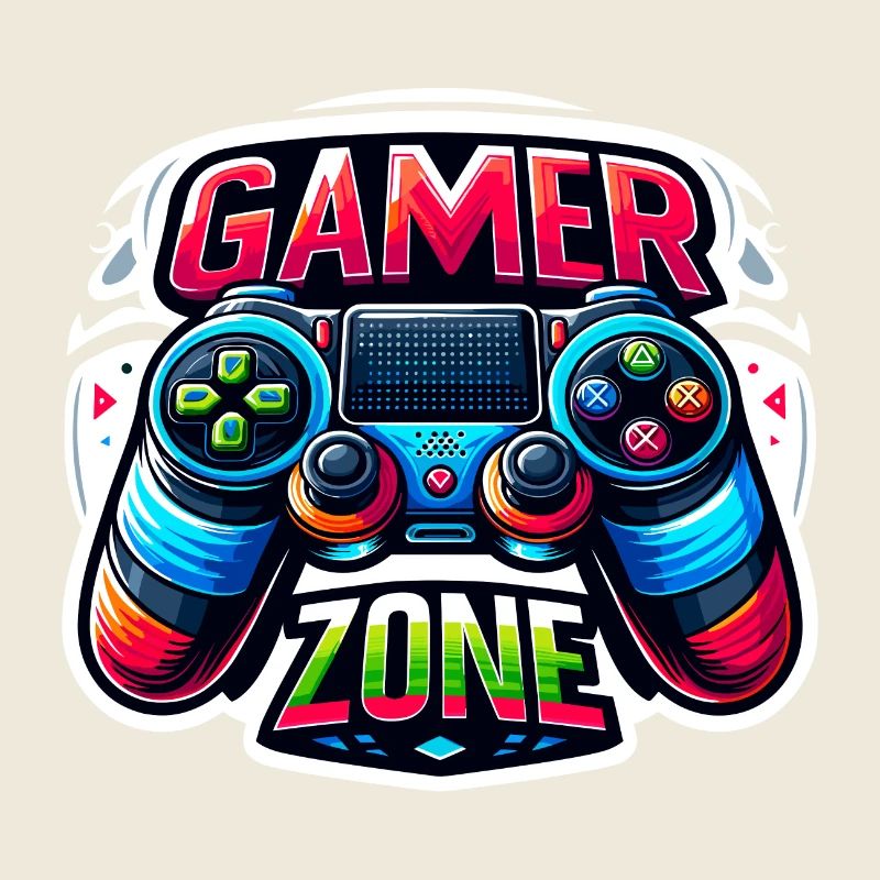 Gamer Zone - Controller Illustration