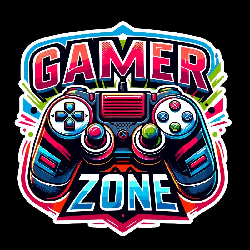 Gamer Zone - Controller Illustration
