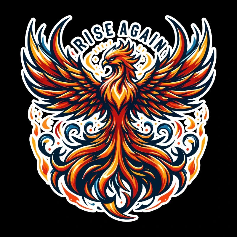 Rise Again - Phoenix Illustration