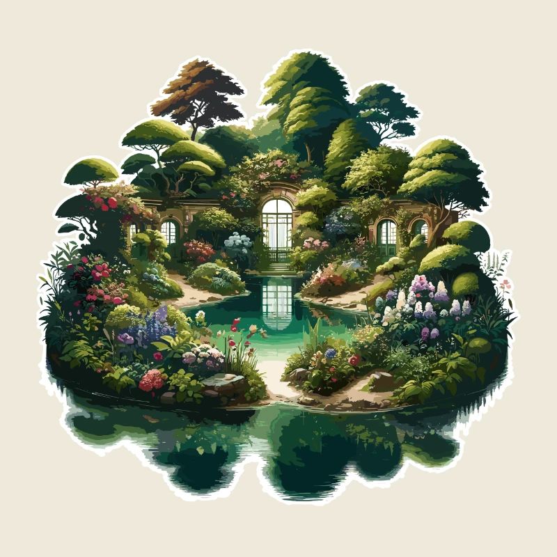 Landschaft - Illustration