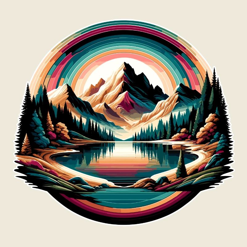 Landschaft - Illustration