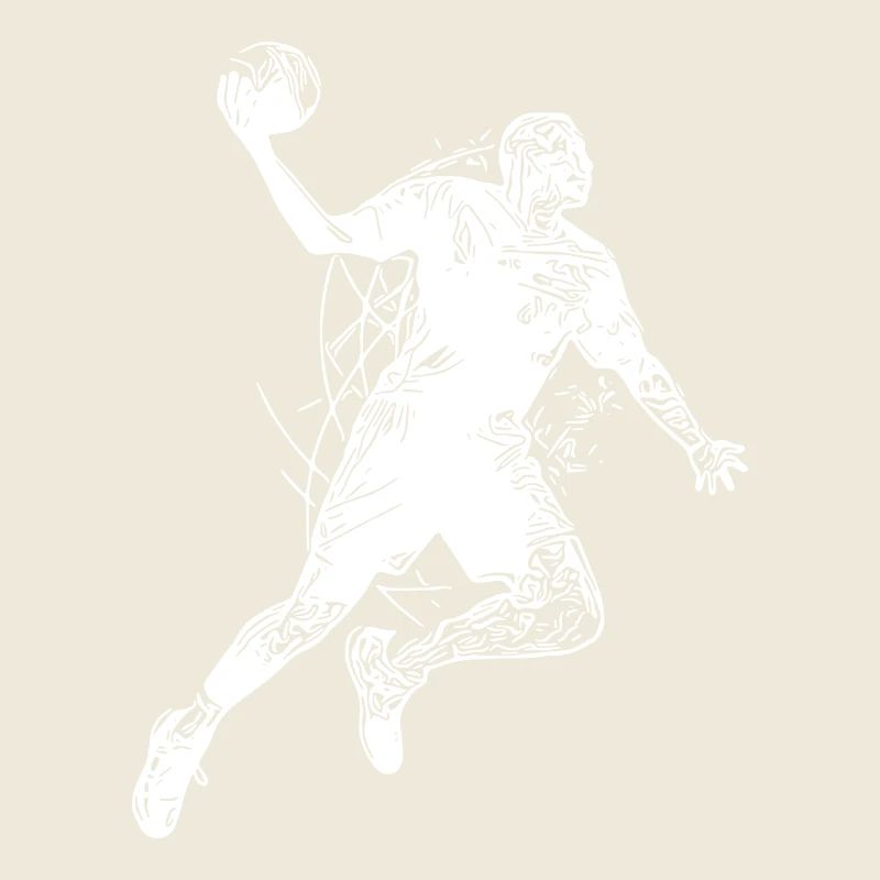 Hobby Handball Player in Throwing Training