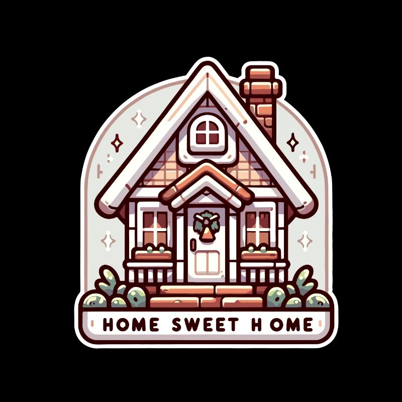 Home Sweet Home - Illustration de maison