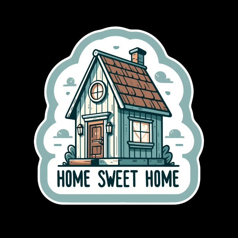 Home Sweet Home - Illustration de maison