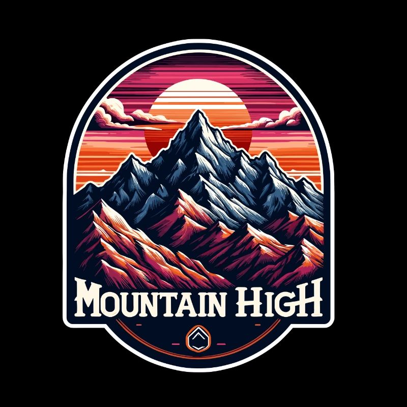 Montagne Haut - Illustration de Berg