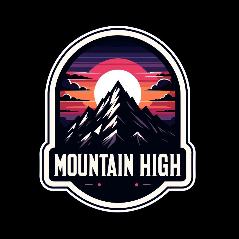Montagne Haut - Illustration de Berg