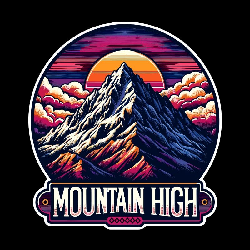 Montagne Haut - Illustration de Berg