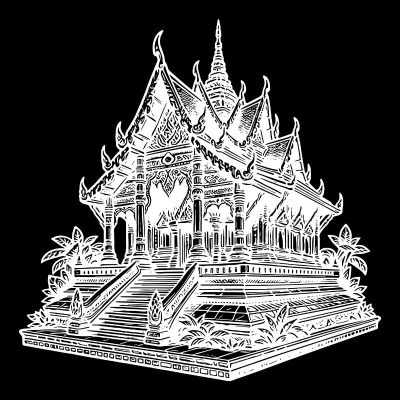 Exotic Pretty Thailand Temple