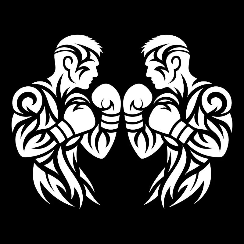 Poing Boxeur Combattant Boxe Thaïlandaise Tatouage
