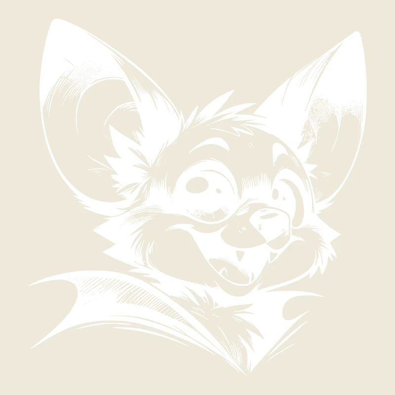 Laughing Bat Baby Vampire Drawing