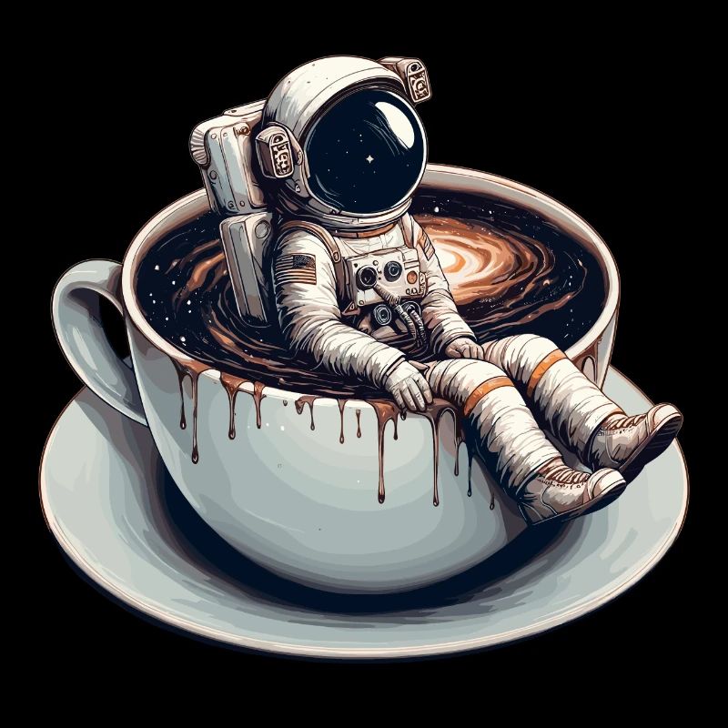 Coffee Astronaut Mug Galaxy Gift