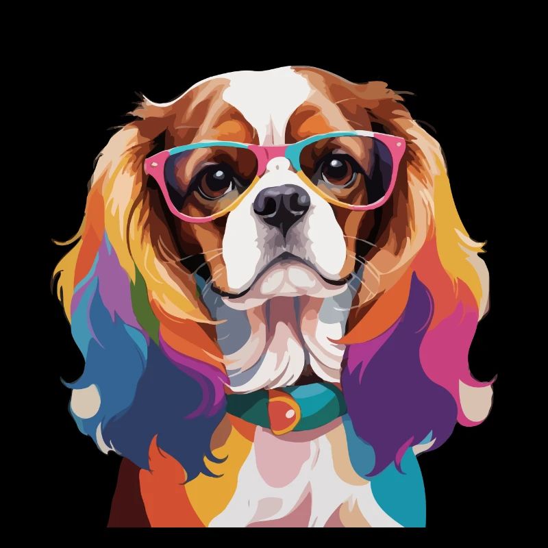 Cavalier King Charles Spaniel Lunettes pour chien
