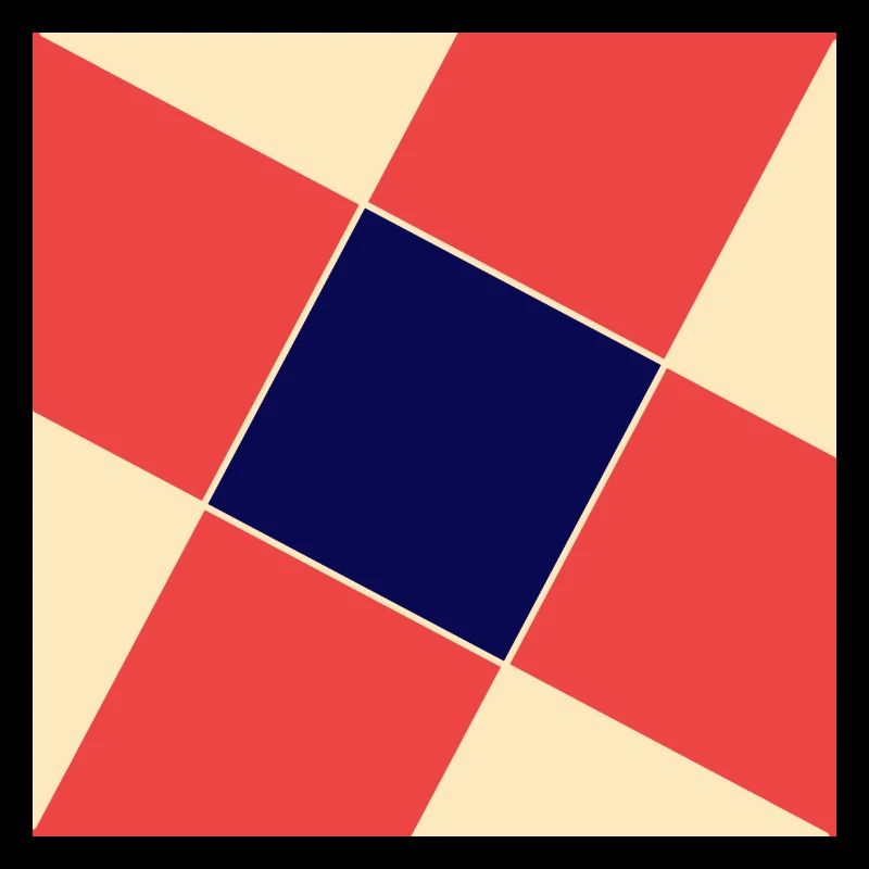 Plusieurs carrés de couleurs différentes