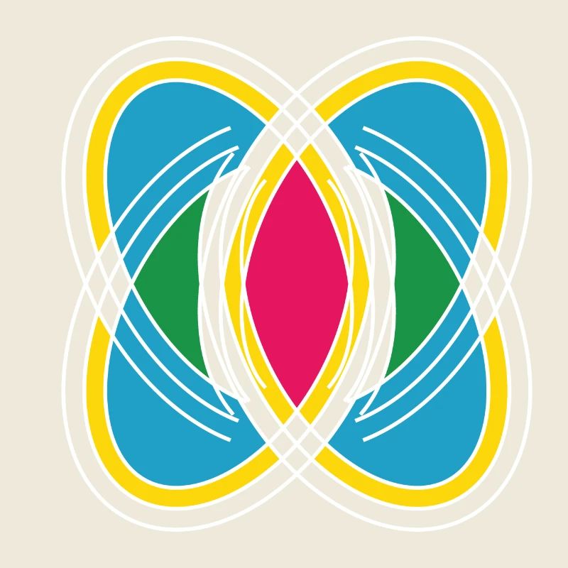 Abstract with different colors and patterns