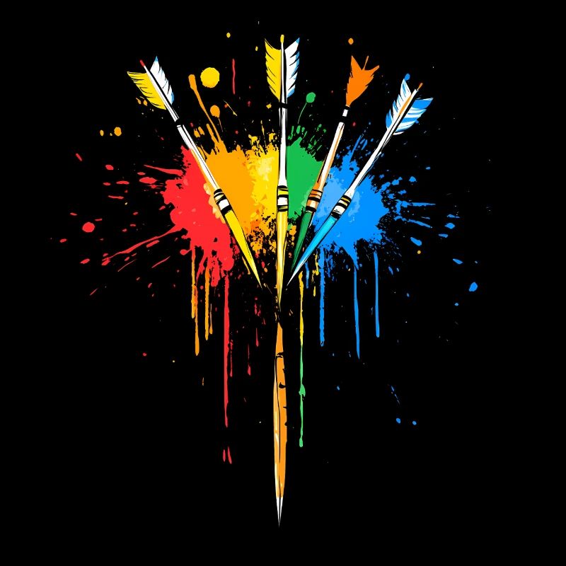 Darts Bunt Dartpfeil Geschenk